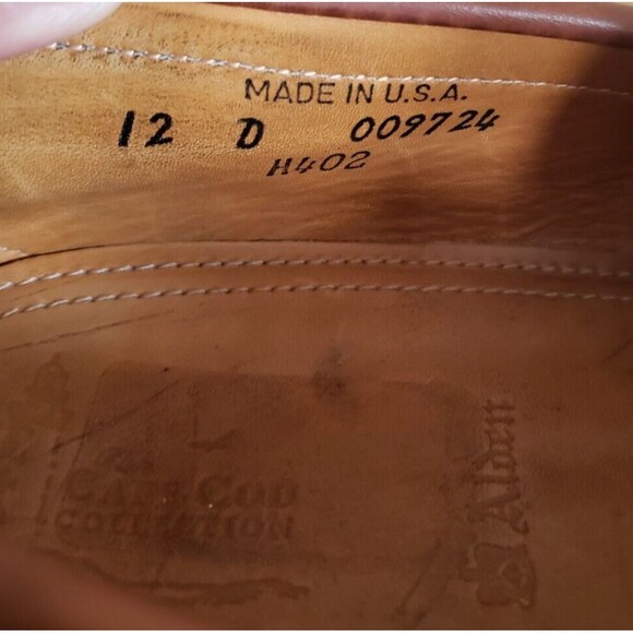 ALDEN H402 MAHOGANY ANILINE CAPE COD BROWN BEEFROLL PENNY LOAFER 12D Made in USA main image 4